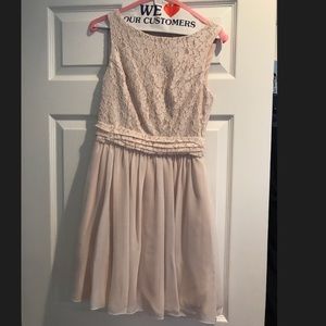 Blush pink semi formal/formal dress